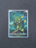 Zombie Pikachu Fan Art Pokemon Card PTL 911