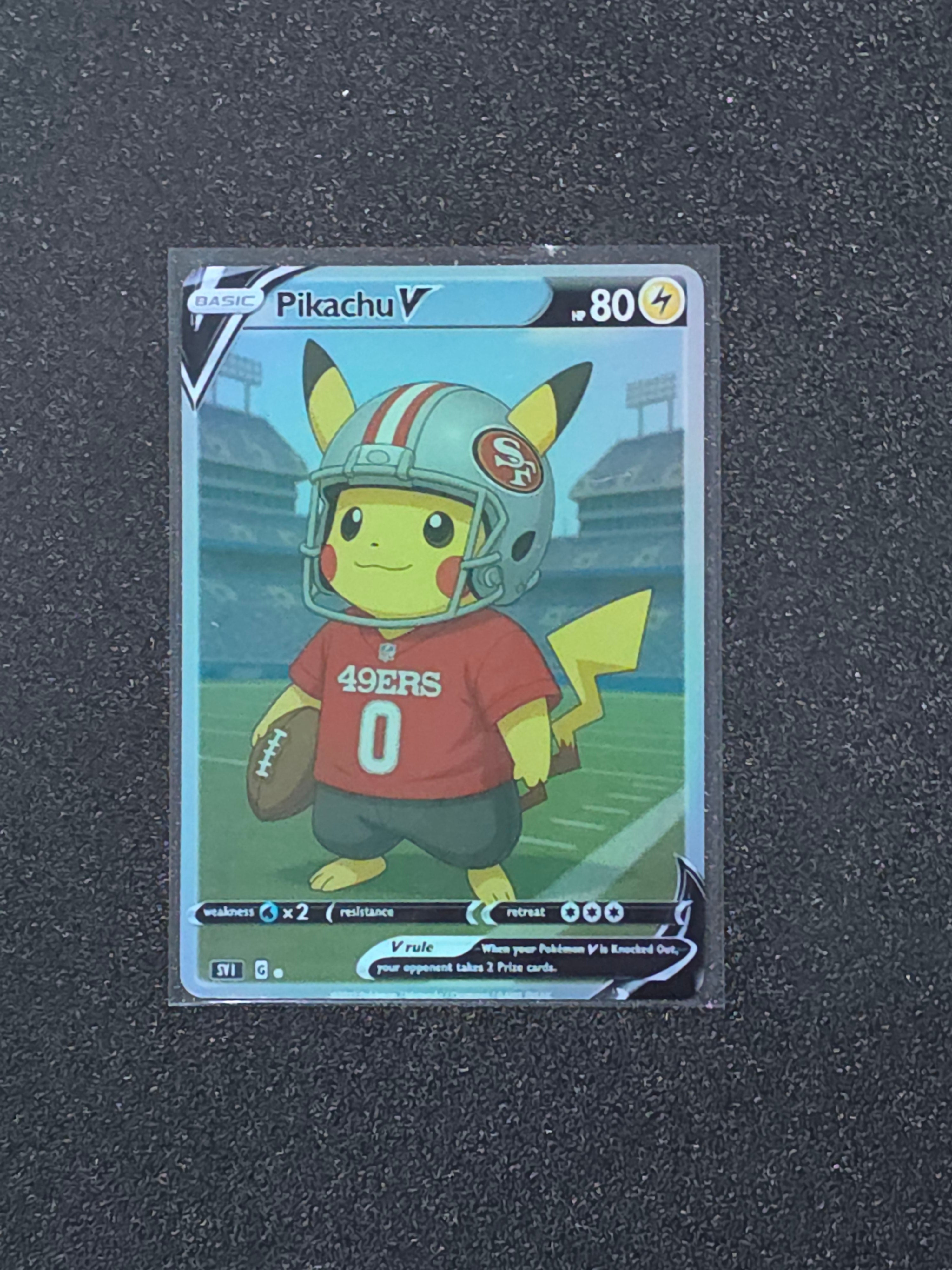 San Francisco Pikachu Fan Art Pokemon Card PTL 923