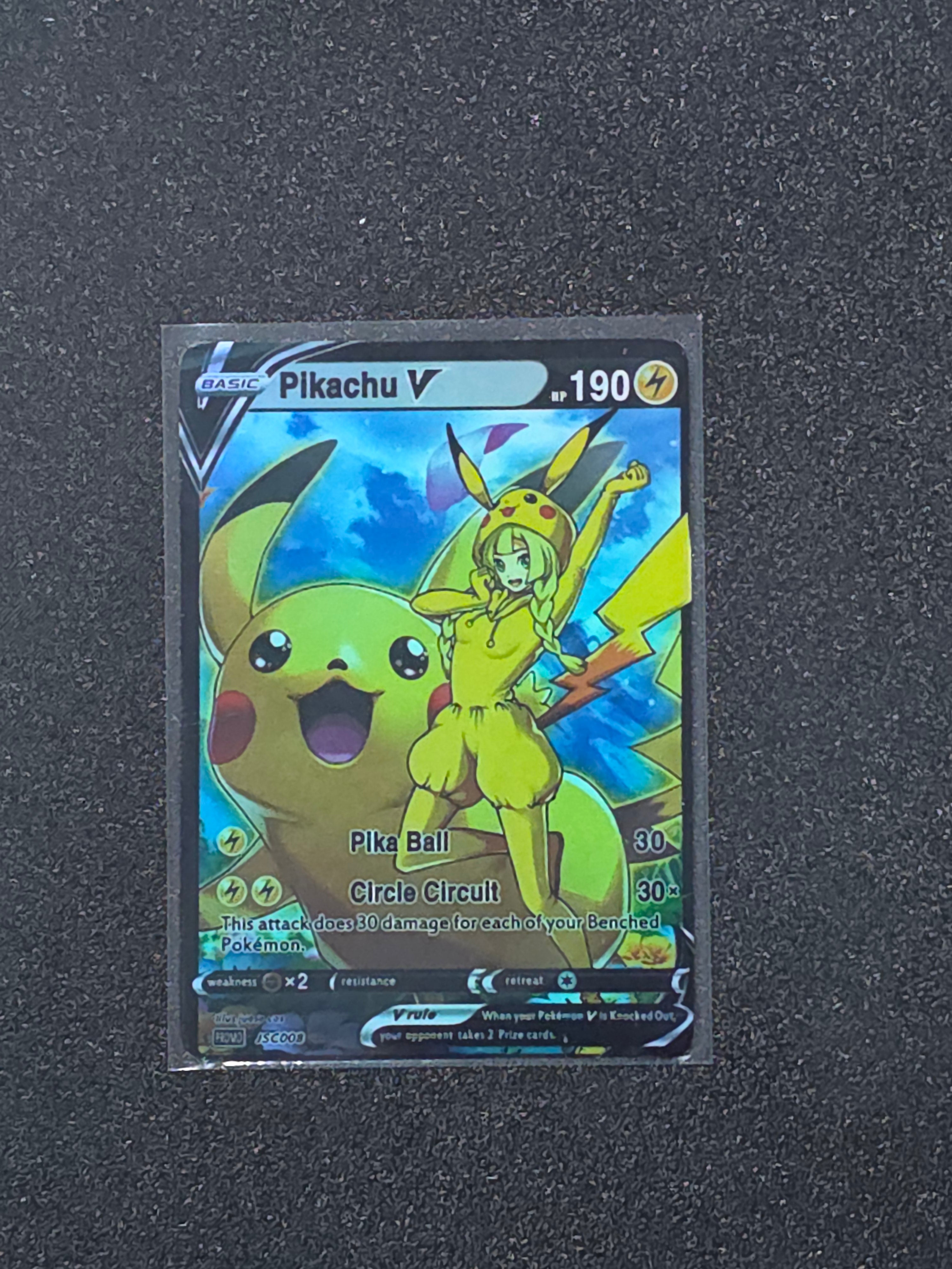Pikachu Fan Art Pokemon Card PTL 927