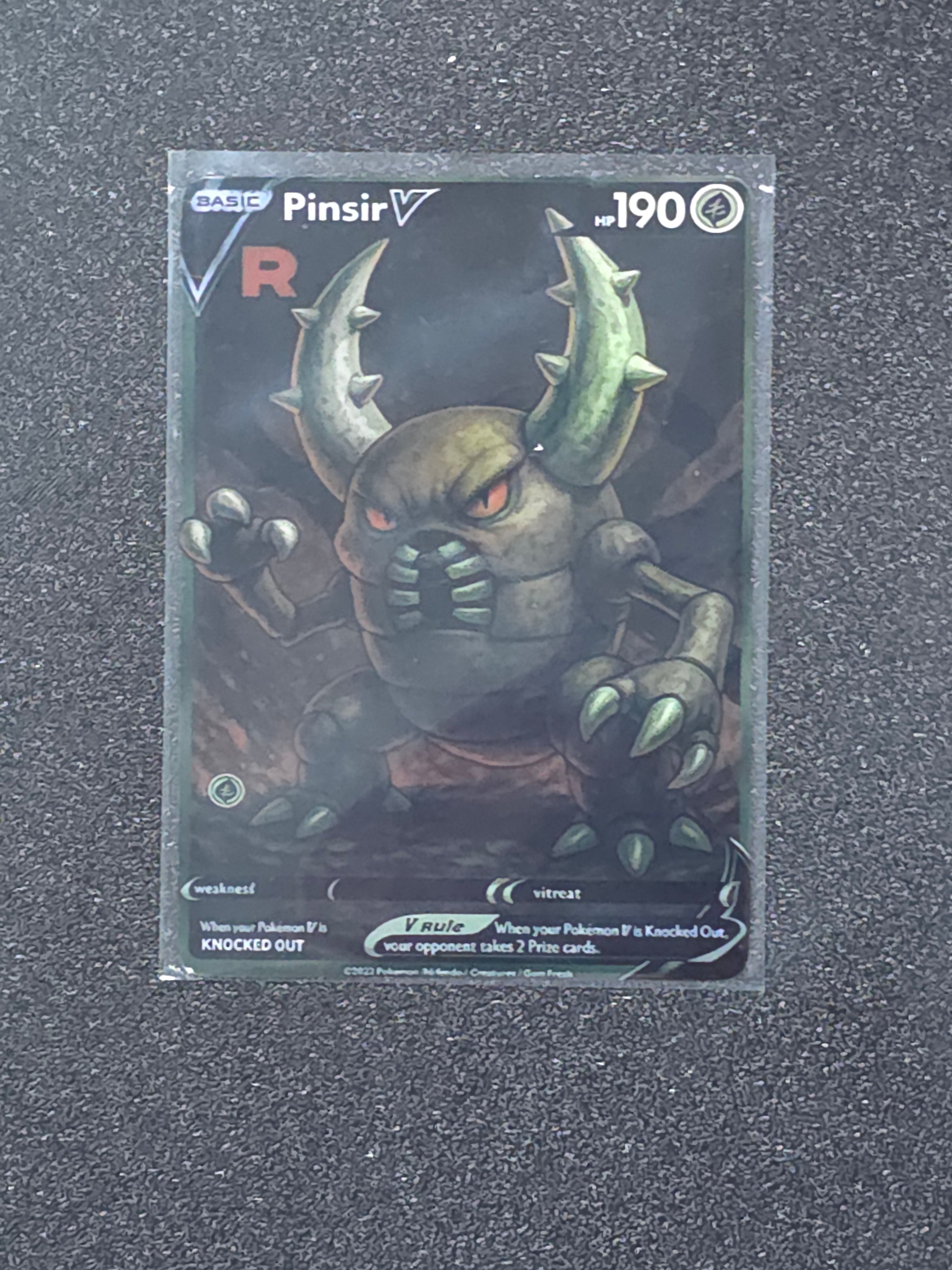 Pinsir Fan Art Pokemon Card PTL 930