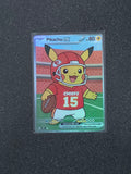 Kansas City Chiefs Pikachu Fan Art Pokemon Card PTL 943