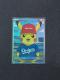 LA Dodgers Pikachu Fan Art Pokemon Card PTL 938