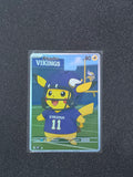 Minnesota Vikings Pikachu Fan Art Pokemon Card PTL 948