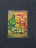Pikachu Christmas Fan Art Pokemon Card PTL 940