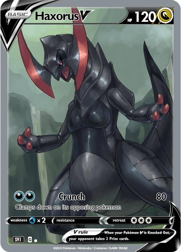 Haxorus Card Fan Art PTL 346