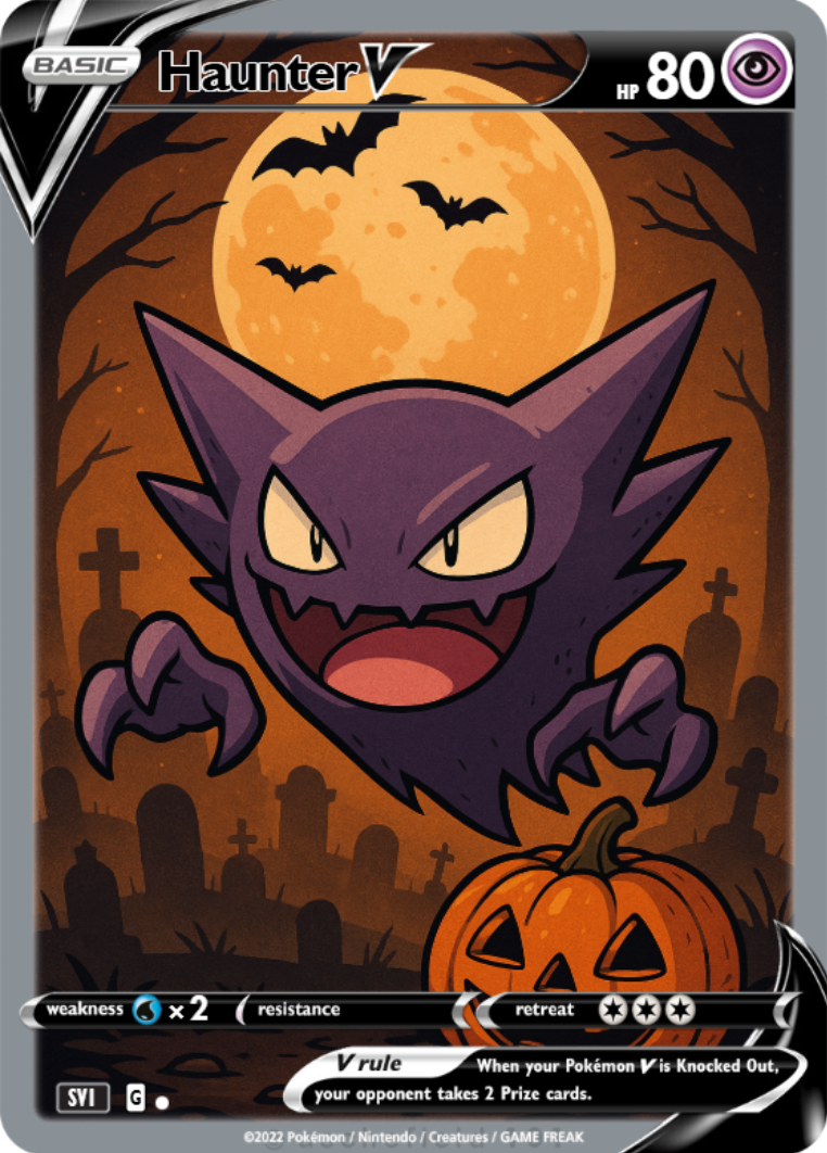 Haunter Card Fan Art PTL 350
