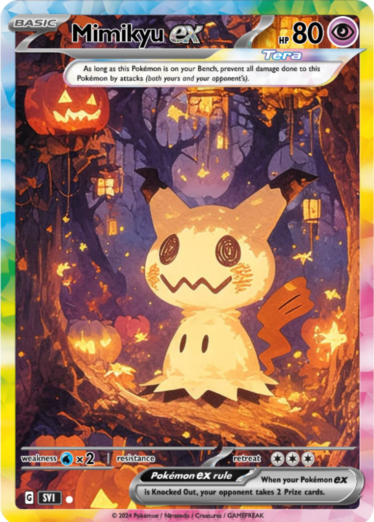 Mimikyu Fan Art Pokemon Card PTL 488