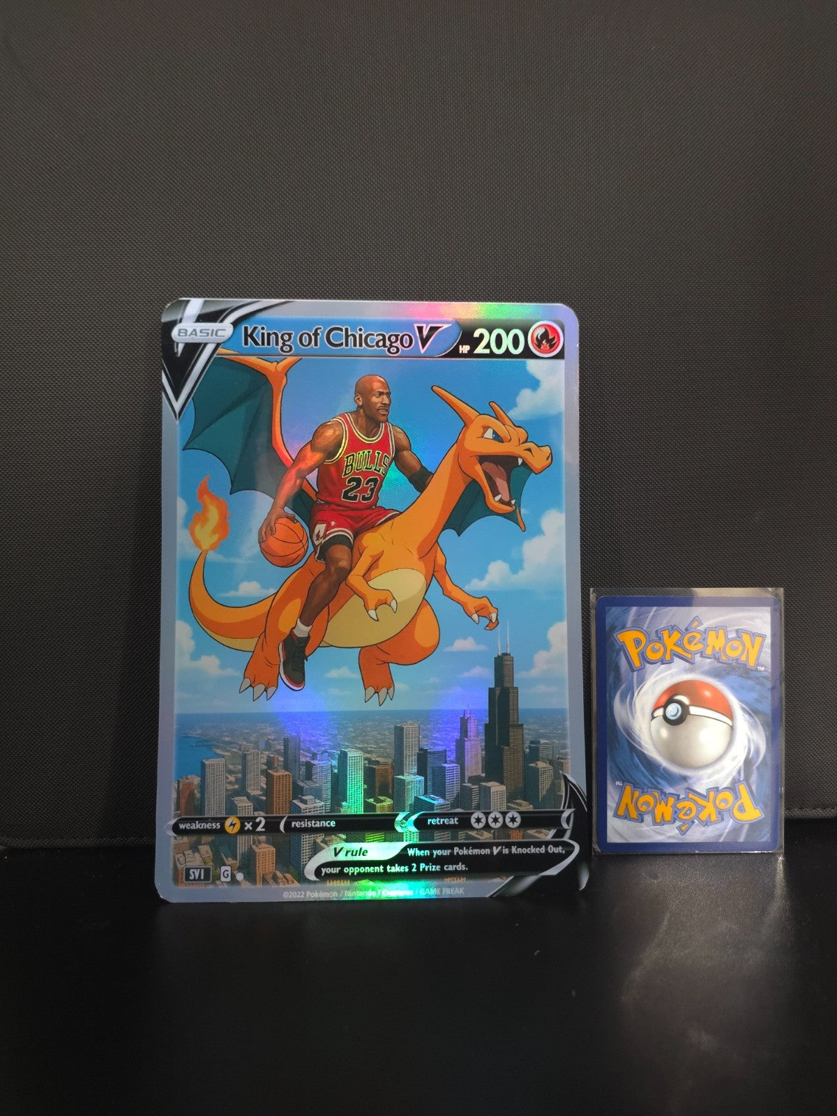Jordan Goat MJ Charizard Card *Fan Art** PTL