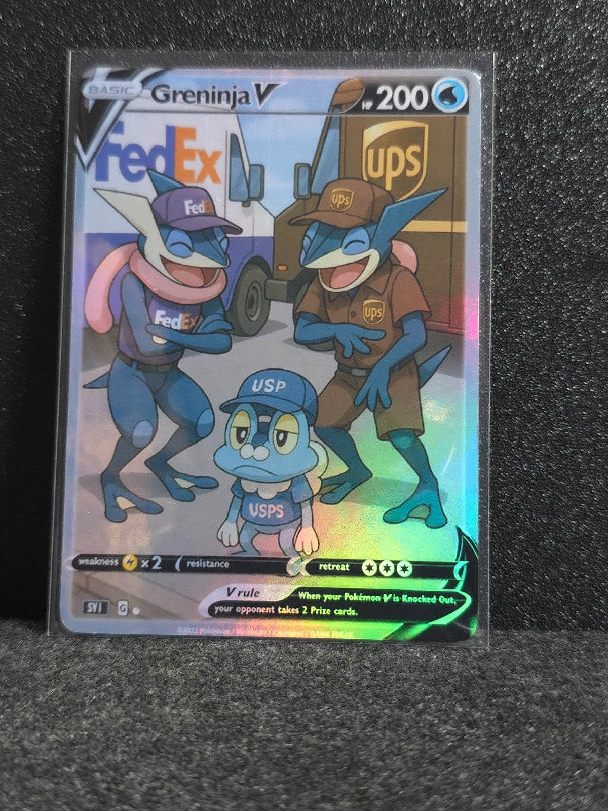 Greninja Froakie Card *Fan Art** PTL 248