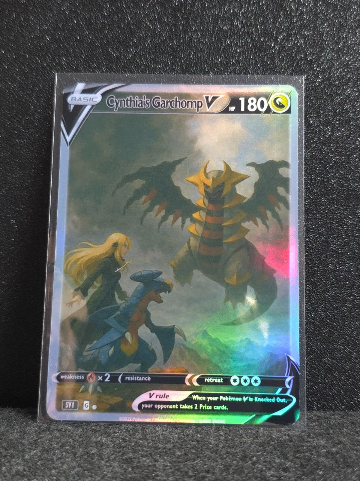 Cynthia's Garchomp vs Giratina Card *Fan Art** PTL 247