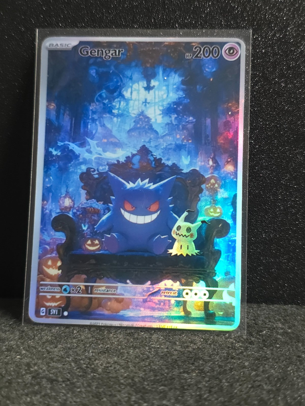 Gengar Mimikyu Card *Fan Art** PTL 220