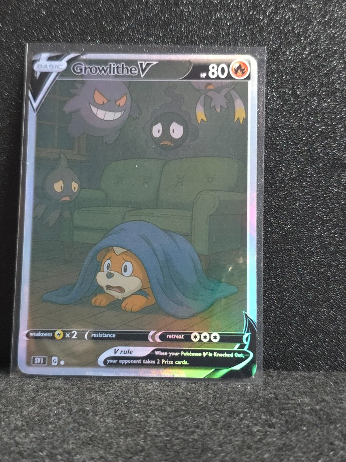 Growlithe Gengar Gastly Card *Fan Art** PTL 249