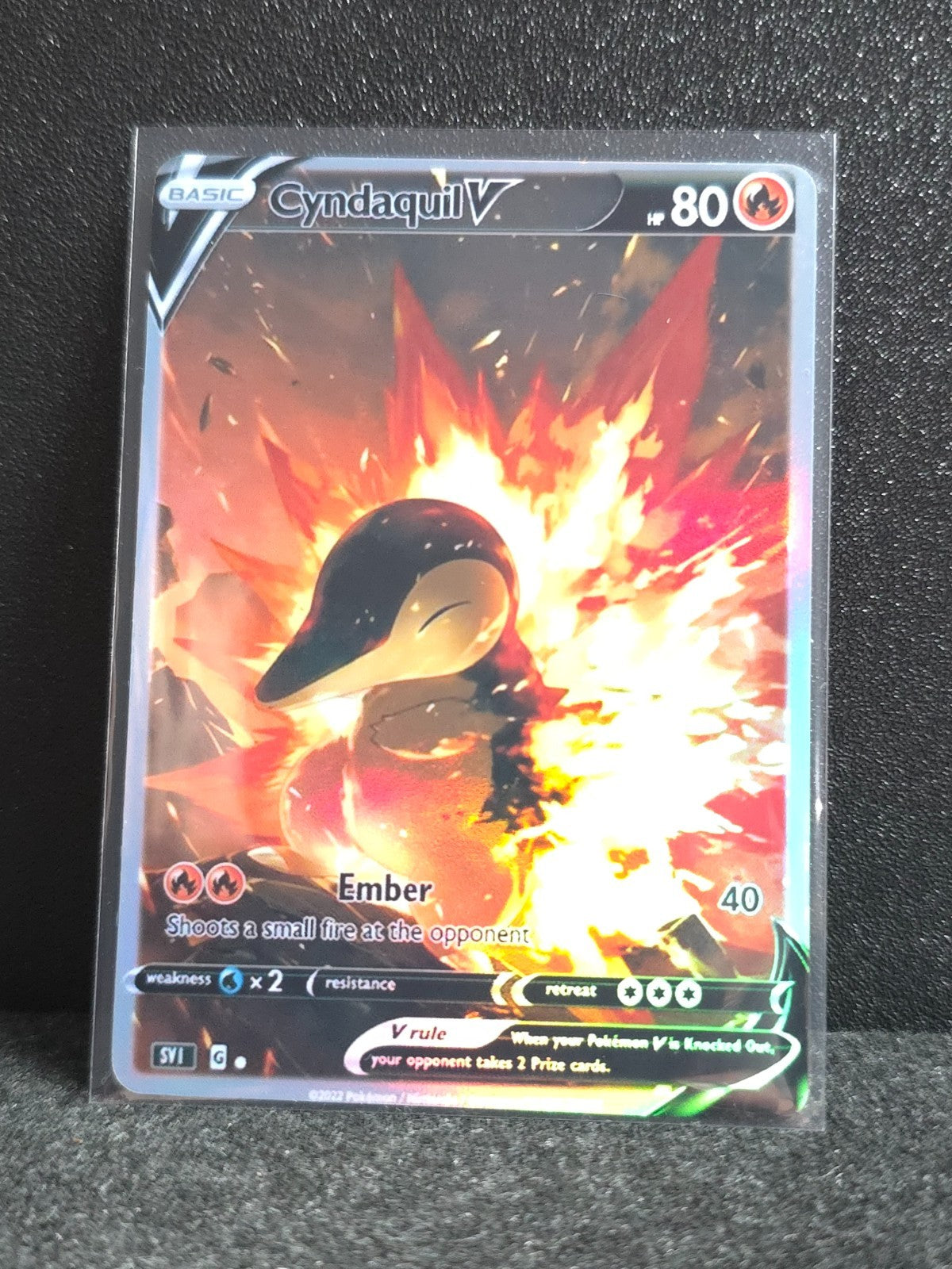 Cyndaquil Card *Fan Art** PTL c69