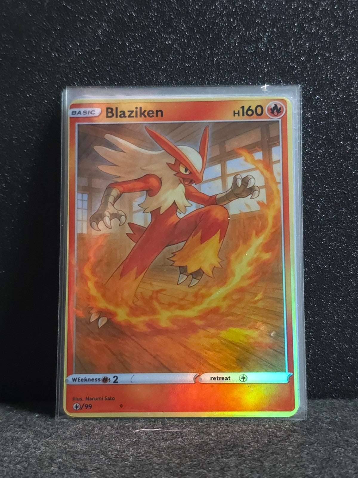 Blaziken Card PTL 78