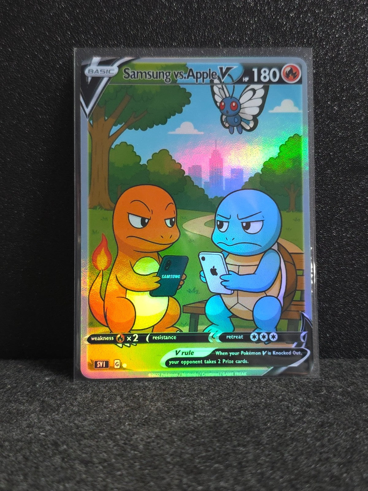 Charmander Squirtle Card *Fan Art** PTL c21