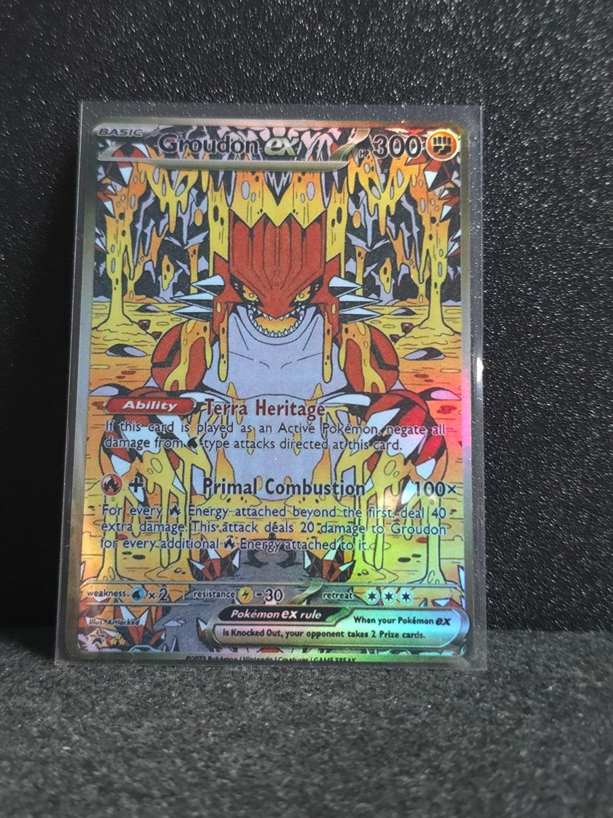 Groudon Card *Fan Art** PTL 222