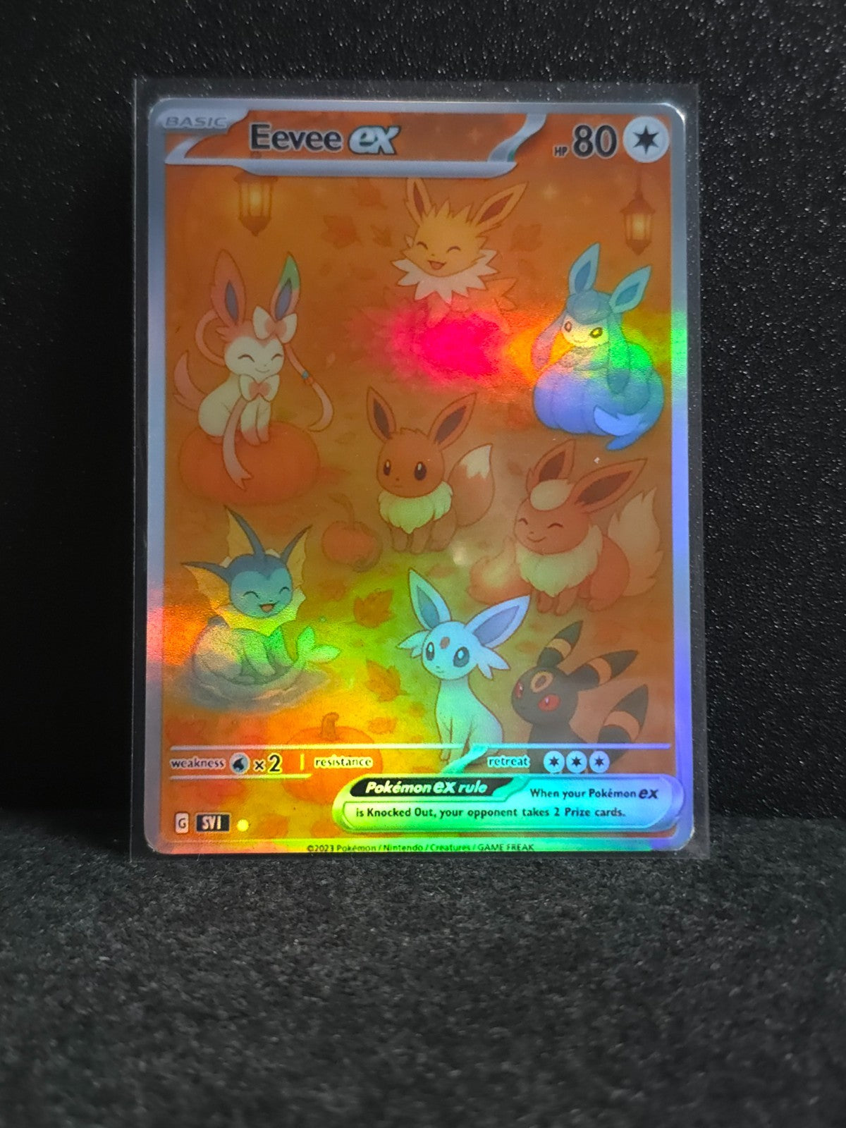 Eevee Jolteon Flareon Umbreon Espeon Sylveon Card *Fan Art** PTL 177