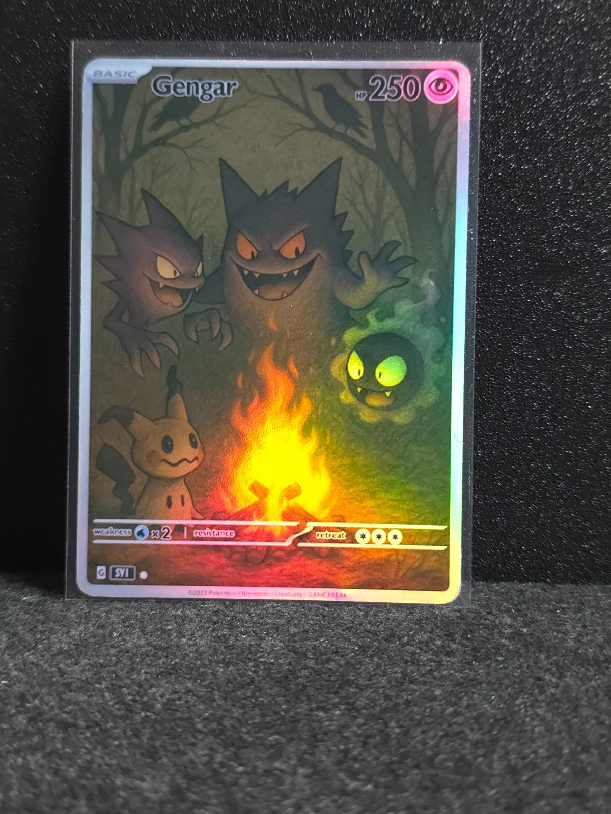 Gengar Gastly Haunter Mimikyu Card *Fan Art** PTL 218