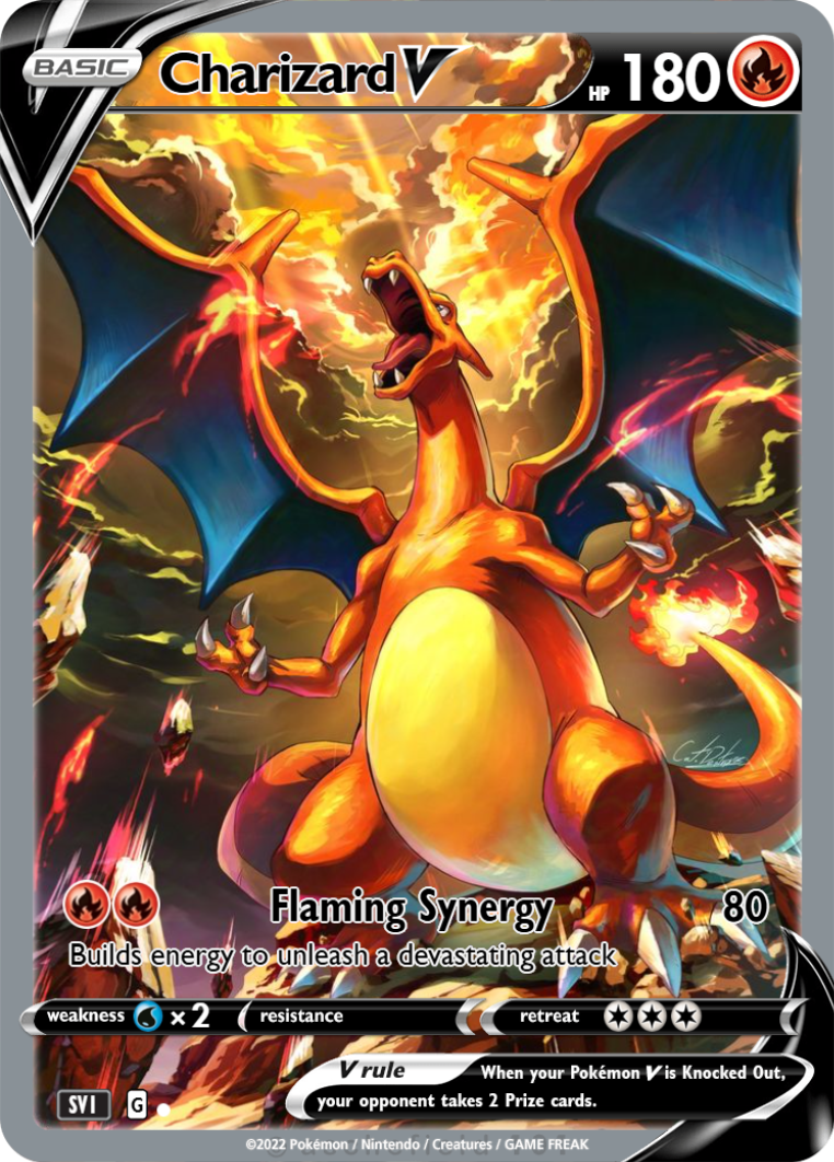 Charizard Card Fan Art PTL c47